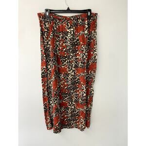 Vintage 90's Kathie Lee Floral Maxi Skirt Womens Sz 14